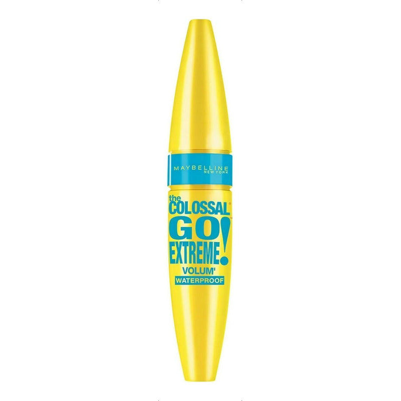 Máscara De Pestañas Maybelline The Colossal Go Extreme! Waterproof 9.5ml Color Black