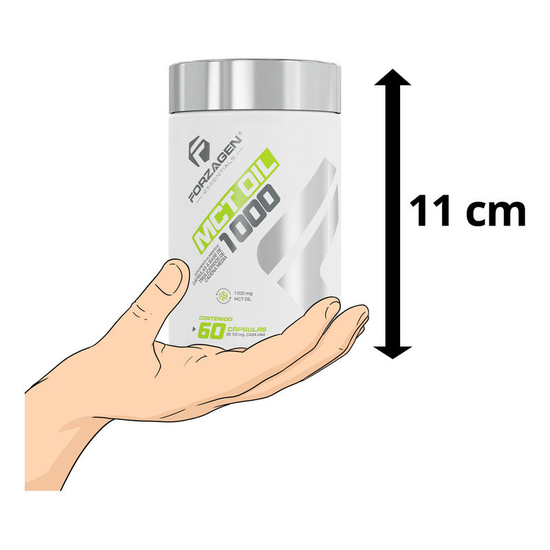 Forzagen Essentials Mct Oil 60 Caps | Triglicéridos Mct Sabor Sin Sabor