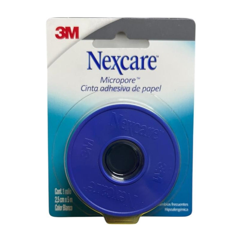 Nexcare Micropore 2.5cm X 5m Cinta Adhesiva De Papel