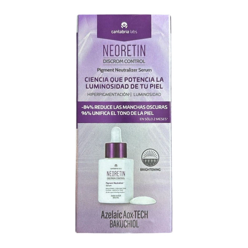 Cantabria Neoretin Pigment Neutralizer Sérum 30 Ml | Despigmenta Piel Sensible Día/noche