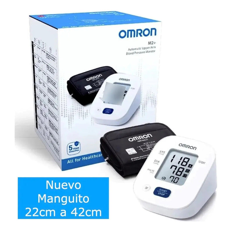 Omron M2+ Monitor De Presión De Brazo Hem-7146-e Color Blanco