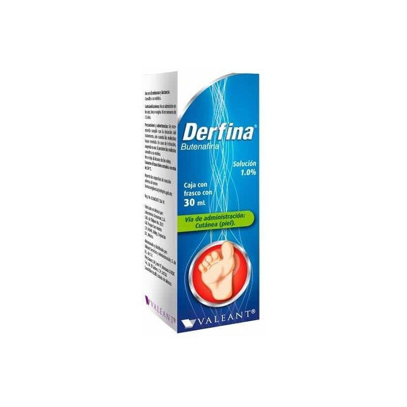 Derfina Loción Antimicótica Pie De Atleta 30 Ml