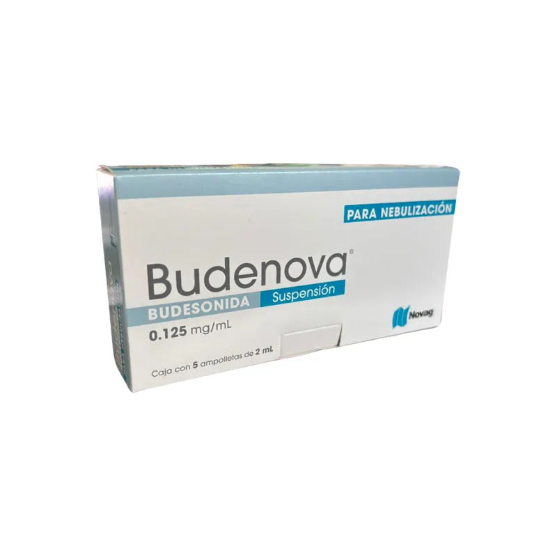 Budenova Budesonida Susp Para Nebulización 0.125 5 Amp 2 Ml