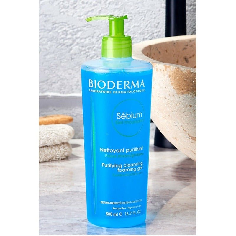 Bioderma Sébium Gel Moussant  Limpia Y Purifica 500 Ml