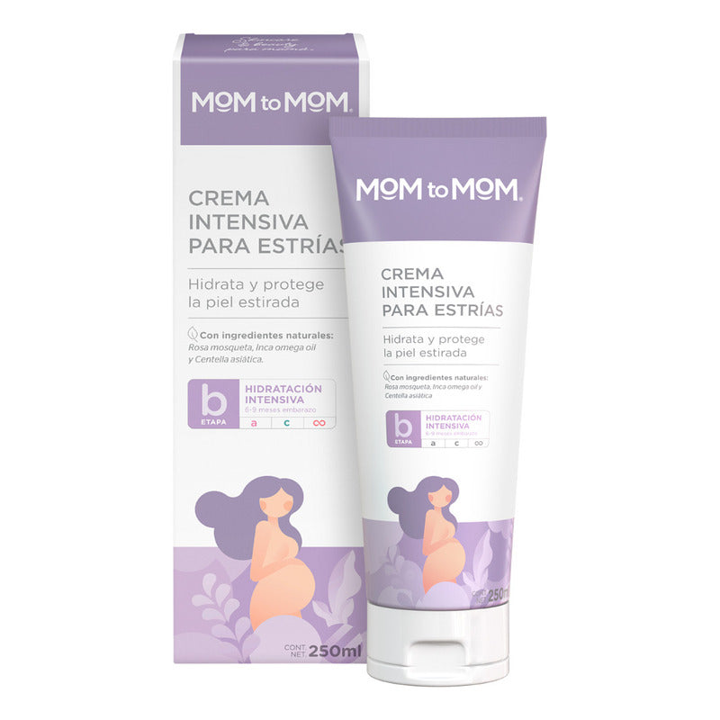 Mom To Mom Crema Antiestrías Para Embarazo Etapa B De 250ml