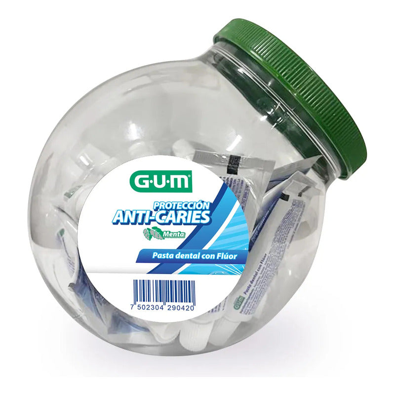 Vitrolero Gum Crema Dental Anticaries Con24 Pzas De 23 Ml