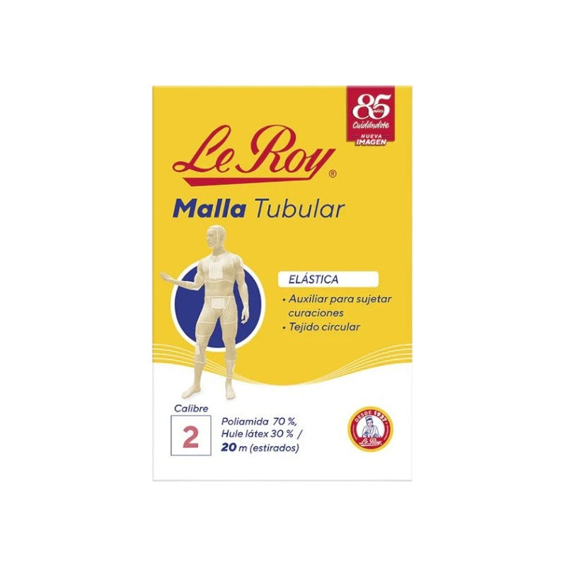 Le Roy Malla Tubular Calibre.2 - 20m Estirados 1pz Blanco