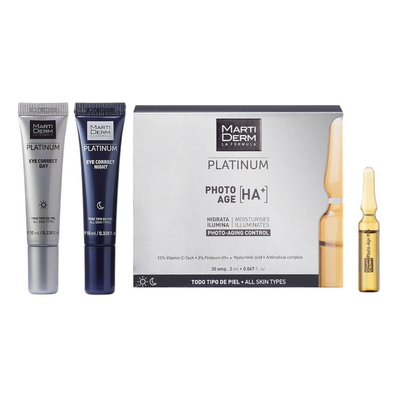 Kit Martiderm Platinum Hidratación Y Luminosidad