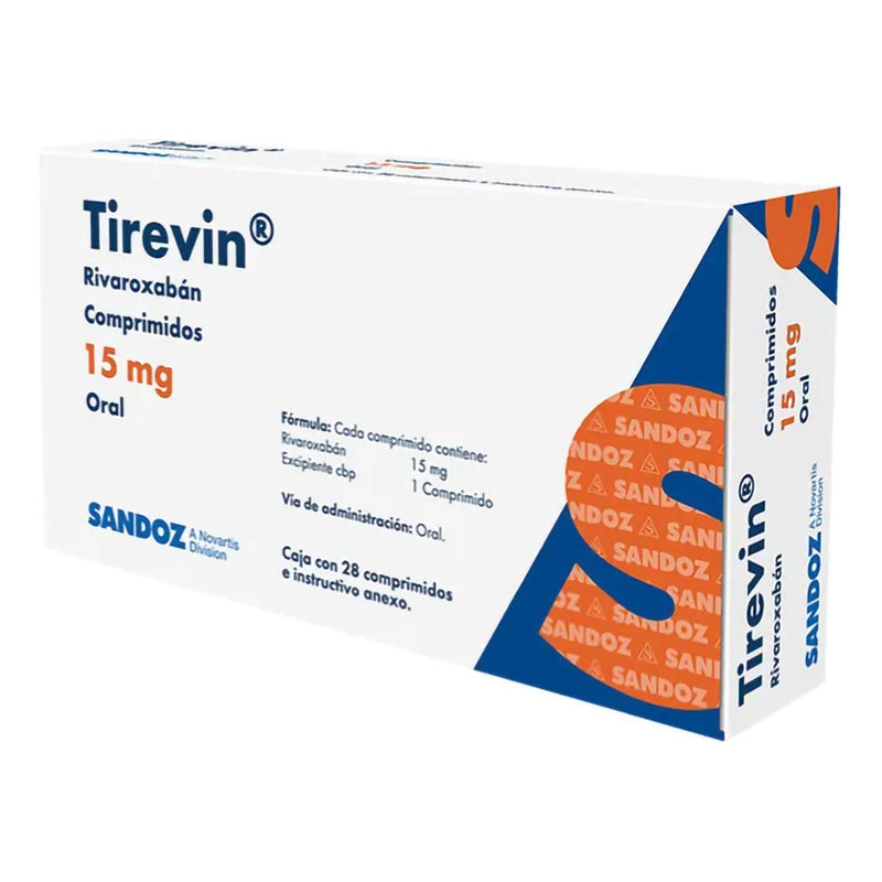 Tirevin 15 Mg Caja C/ 28 Comprimidos - Sandoz, S.a. De C.v.