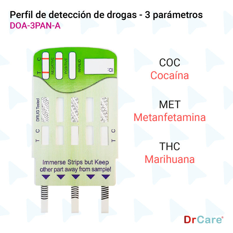 Novatest Kit Pruebas Antidoping Orina 3 Elementos 25pzs