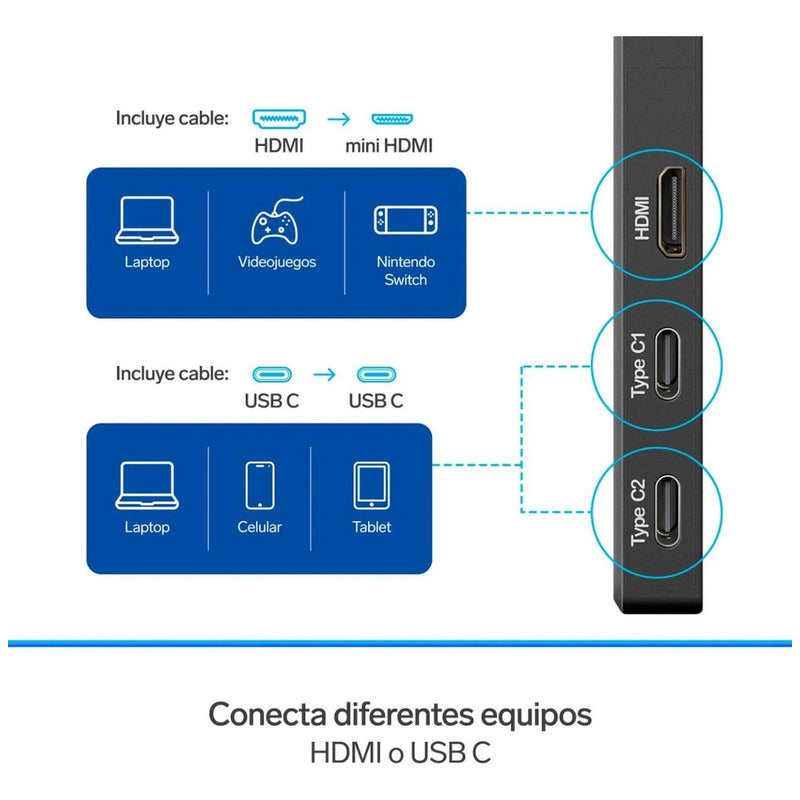 Monitor Portátil Hdr De 15.6 Para Laptop- Dis-116