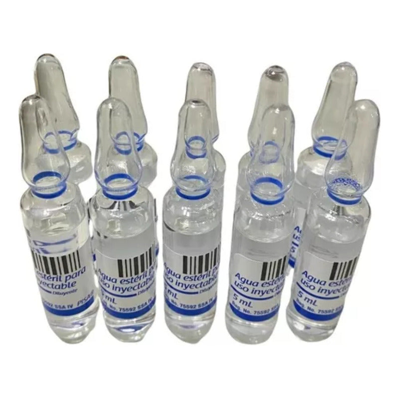 10 Amp De Agua Iny Pisa 5ml Cu
