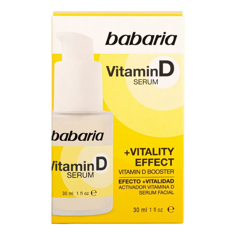 Babaria Sérum Vitamina D 30 Ml, Refuerza La Barrera E Hidrata Día Y Noche