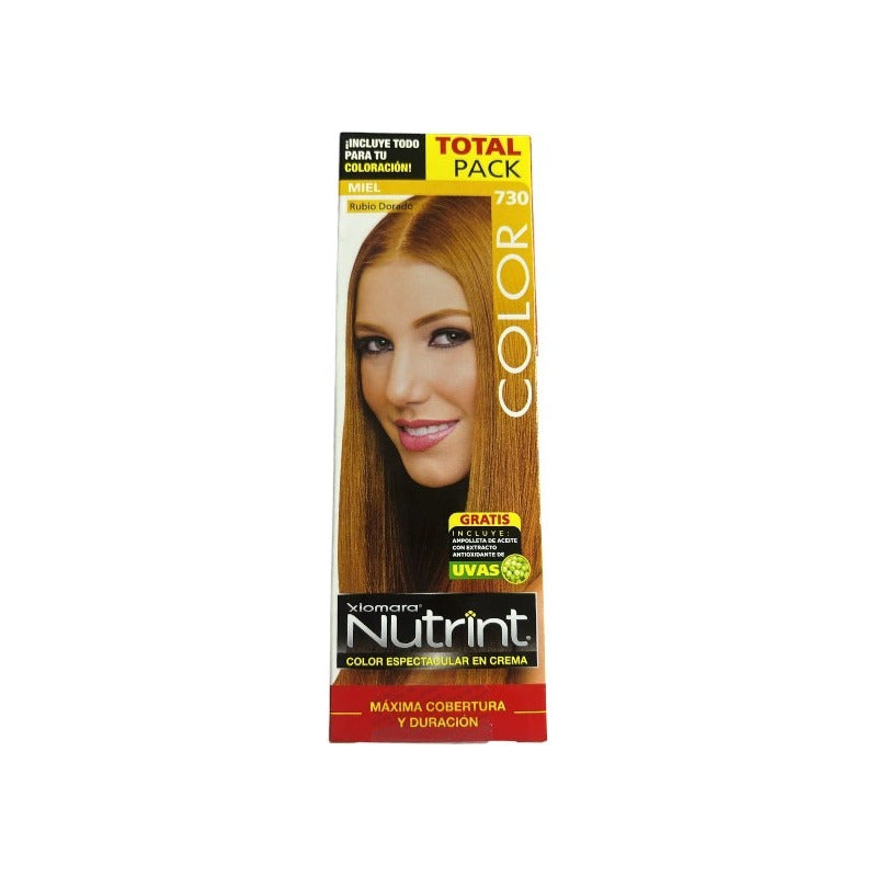 Xiomara Nutrint Tinte Permanente En Crema + Amapolleta
