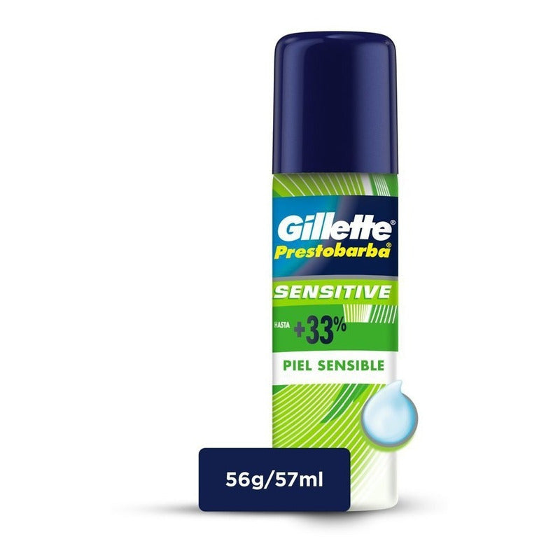 Gillette Espuma De Afeitar De Viaje Piel Sensible 57ml