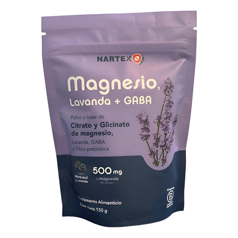 Nartex Polvo Magnesio Lavanda + Gaba Moraazul Y Landa 150g Mora Azul