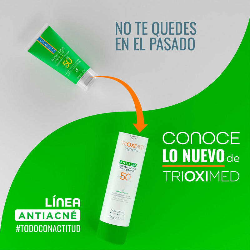 Antiacné Crema De Día 50 G - Trioximed By Omanu Día Grasa