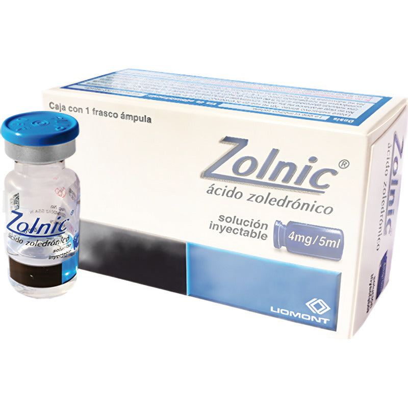 Zolnic Ácido Zoledrónico Iny 4mg/5ml 1 Frasco