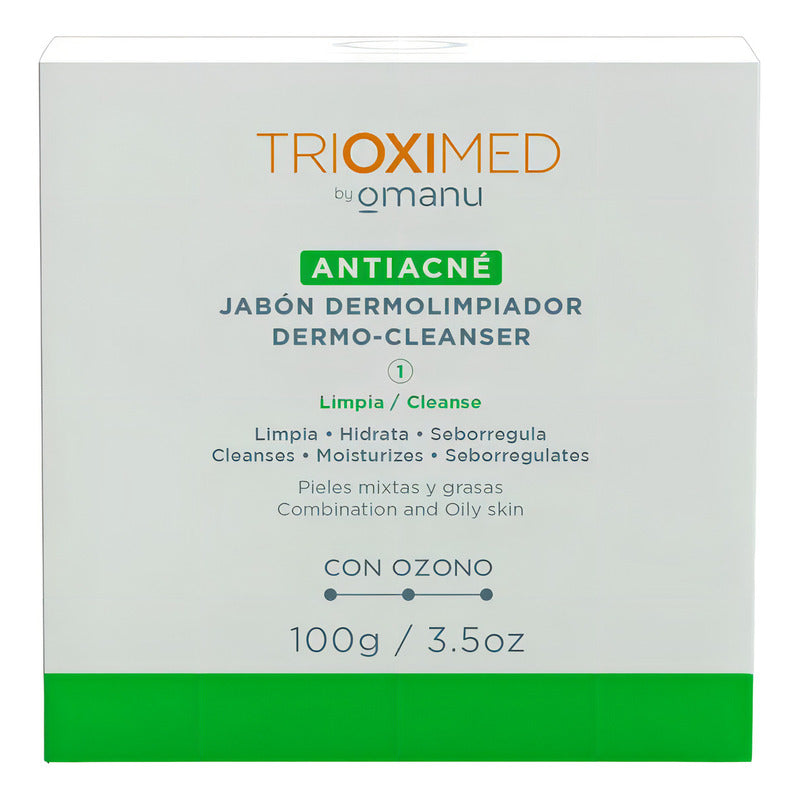 Antiacné Jabón Dermolimpiador 100 G - Trioximed By Omanu