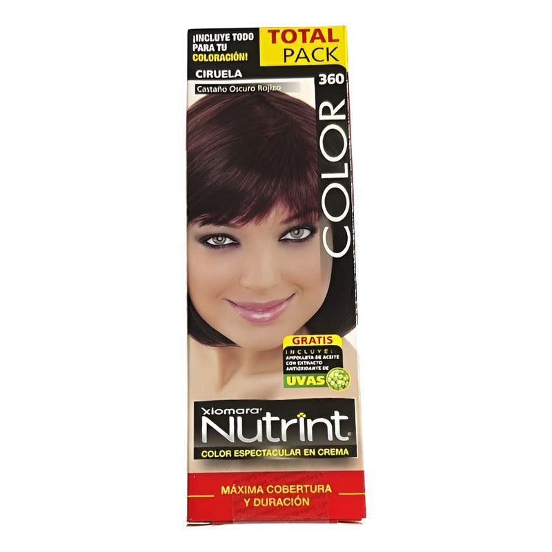 Xiomara Nutrint Tinte Permanente En Crema + Amapolleta