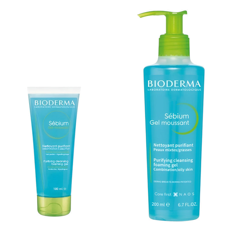 Kit Bioderma Limpieza Profunda Para Piel Grasa 2 Piezas