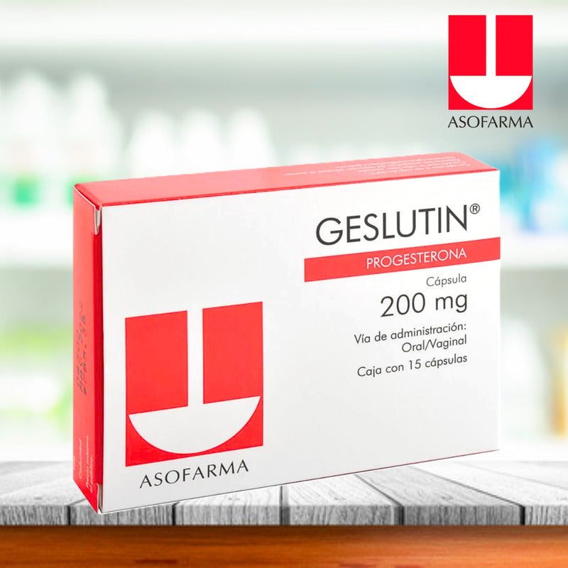 Geslutin Cápsula 200 Mg Caja Con 15 Cápsulas
