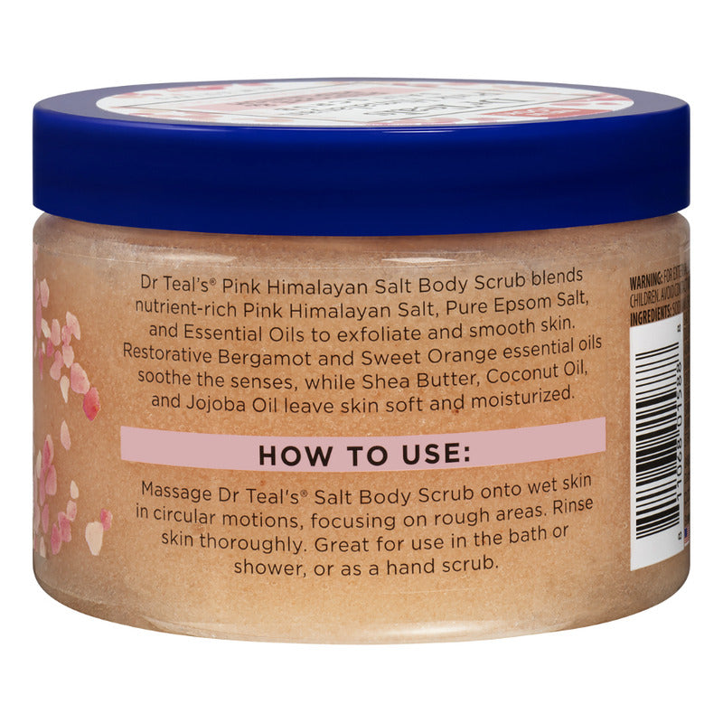 Dr Teal's Exfoliante Corporal Con Sal Rosa Del Himalaya, 454g