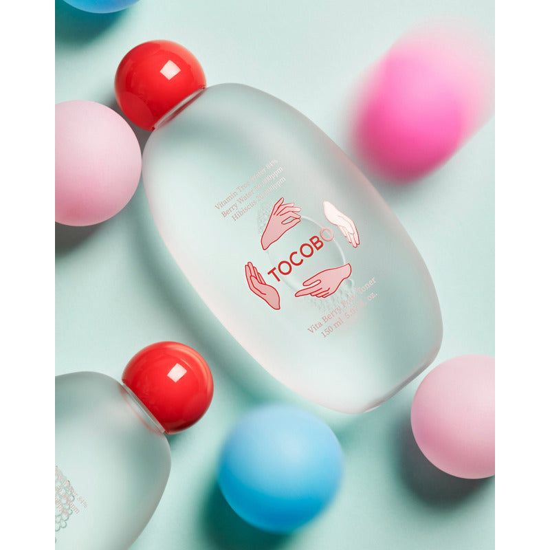 Tocobo Vita Berry Pore Toner Para Refinar Apariencia De Poro Momento De Aplicación Día/noche Tipo De Piel Todo Tipo De Piel