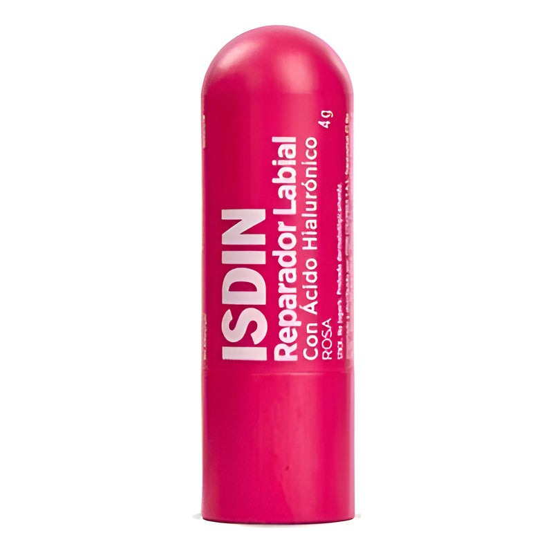 Isdin Reparador Labial Stick Rosa Con Ácido Hialurónico 4g