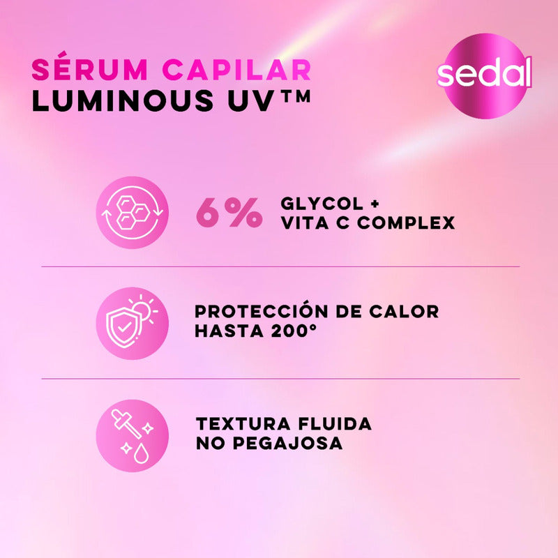 Sérum Luminoso Uv Leave In 110ml Sedal