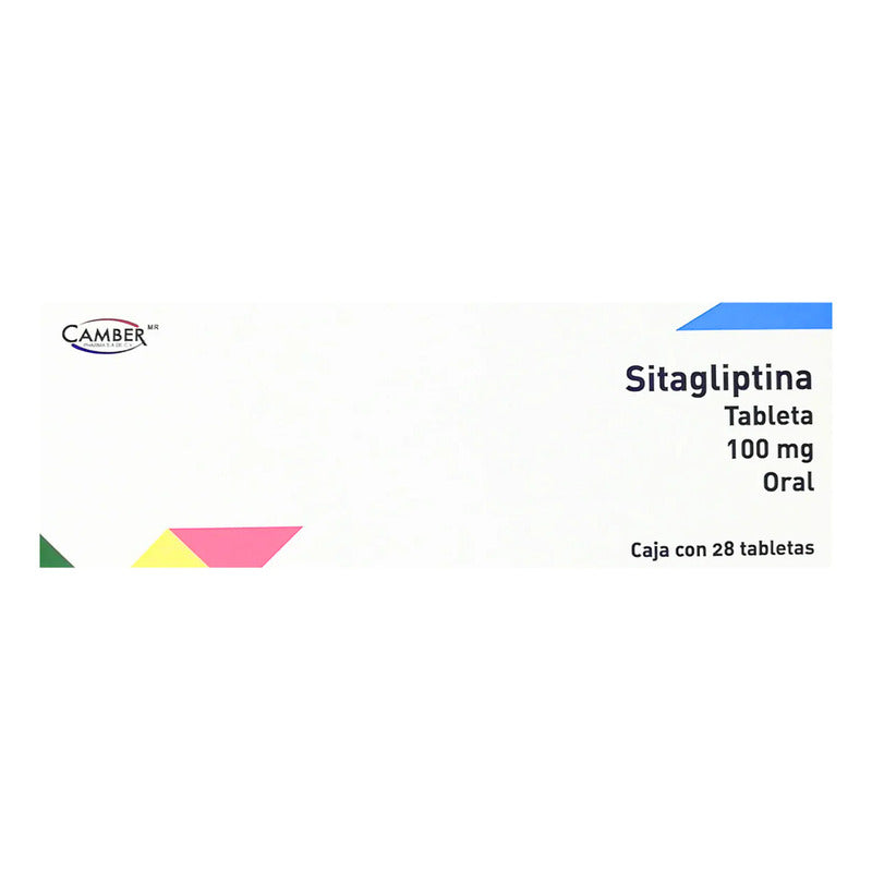 Sitagliptina 100 Mg Caja Con 28 Tabletas
