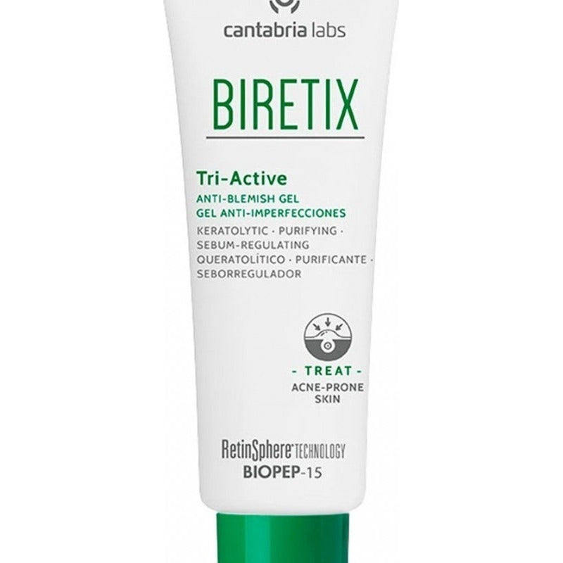 Biretix Tri Active Gel Anti Imperfecciones -cantabria- 50ml Tipo De Piel Grasa