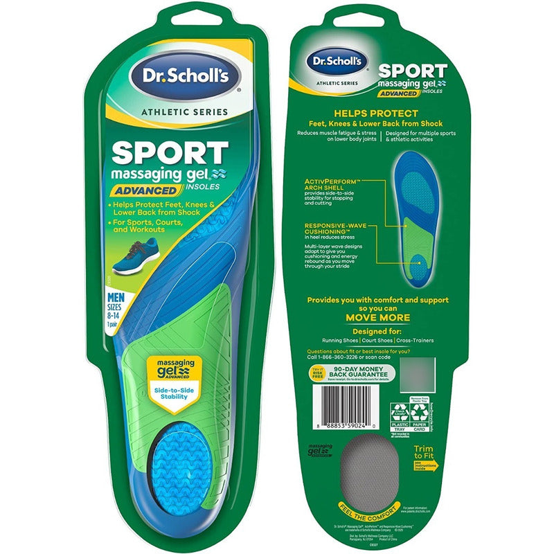 Dr. Scholl's Plantillas Sport Para Atletas Caballero - 26-30.5