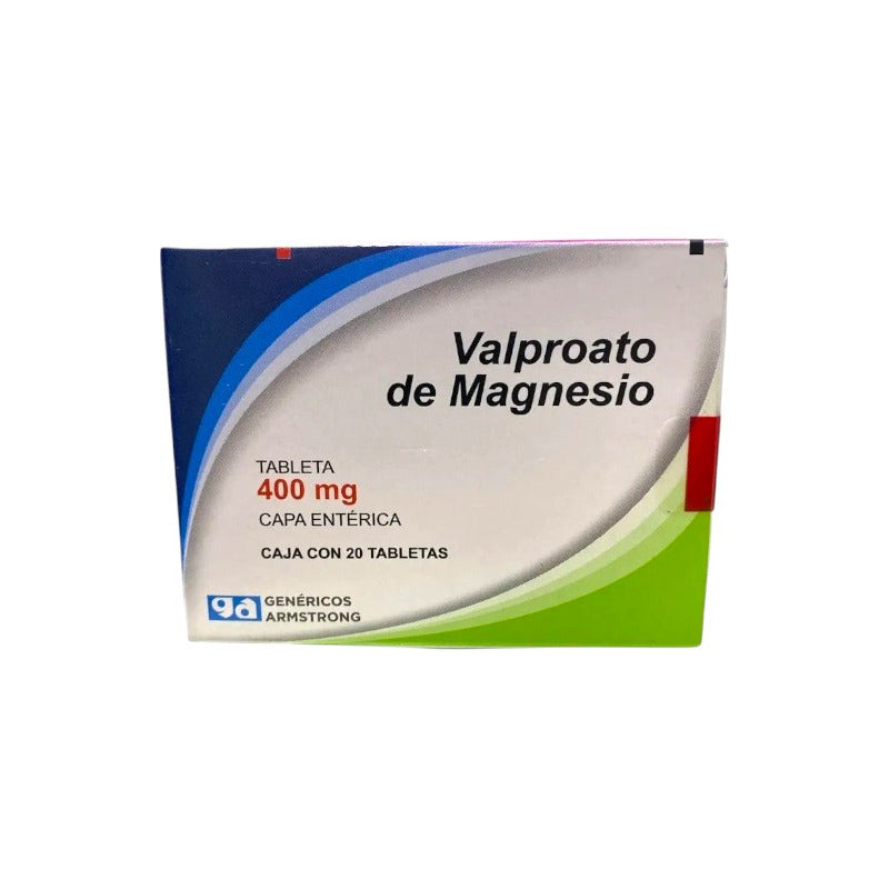 Valproato De Magnesio 400 Mg C/20 Tabletas Armstrong
