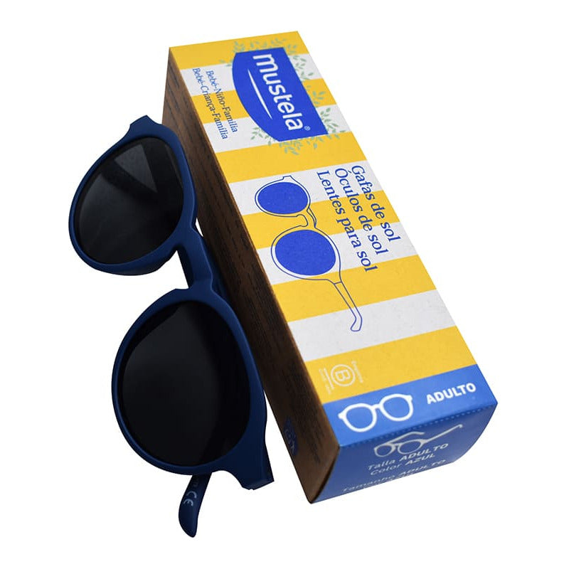Mustela Lentes Solares Para Adultos Ovalado Azul Oscuro Gris Oscuro Azul Oscuro Azul Oscuro