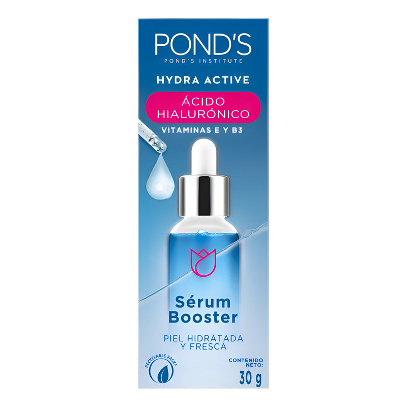 Ponds Hydra Active Ácido Hialuronico Serum Booster 30g Día/noche Todo Tipo De Piel