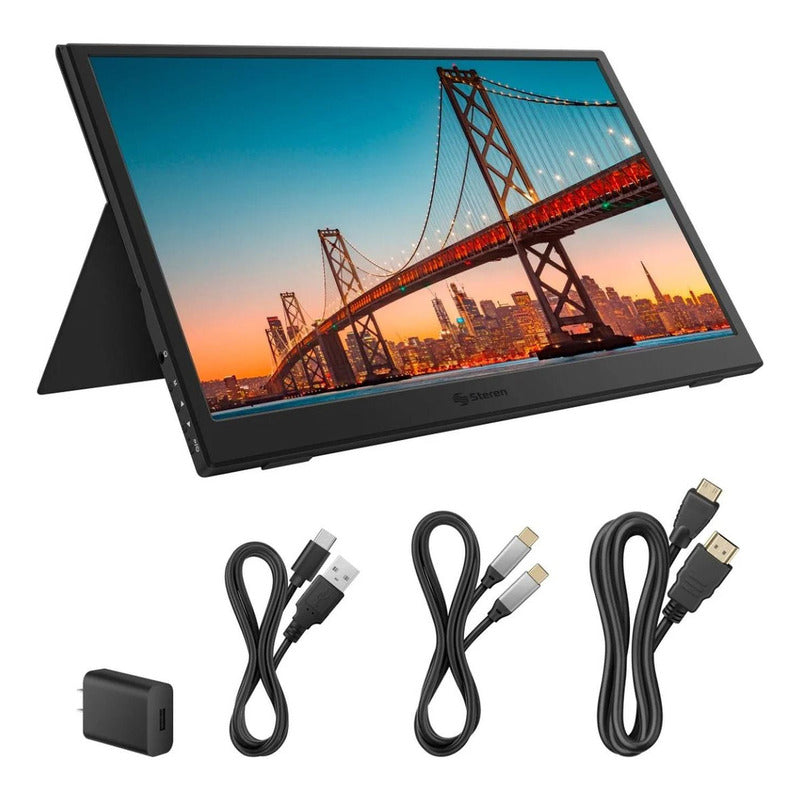 Monitor Portátil Hdr De 15.6 Para Laptop- Dis-116 0001-negro