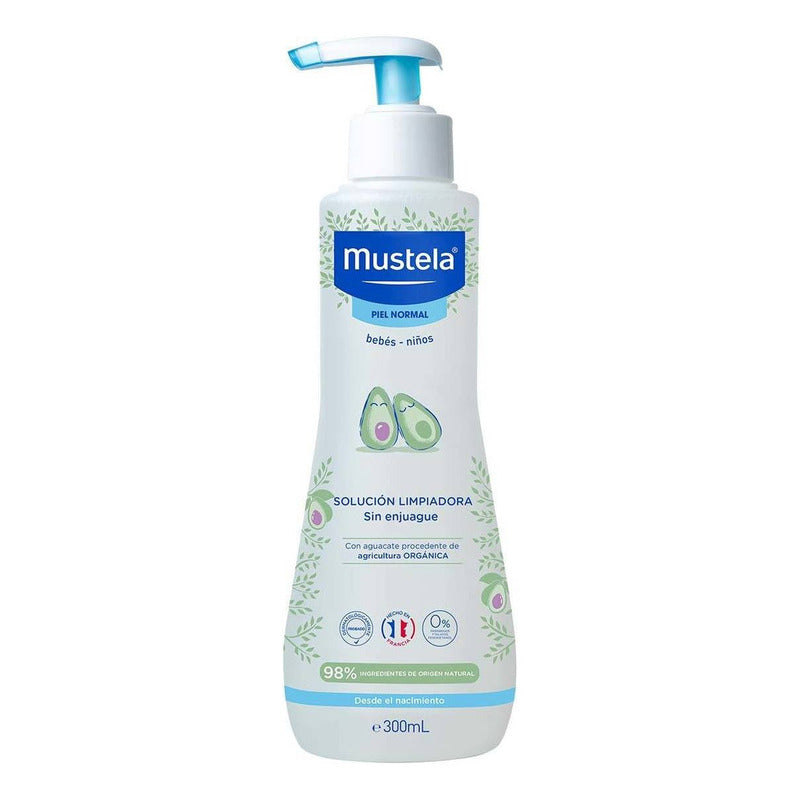 Solución Limpiadora Mustela Sin Enjuague Piel Normal 300ml