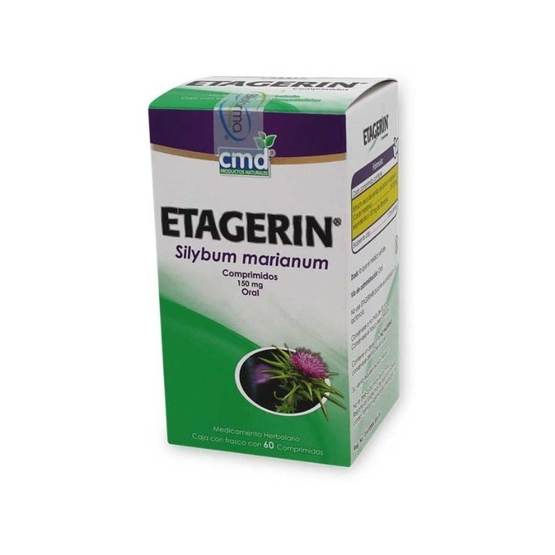 Cmd Etagerin Silybum Marianum 150mg 60 Comprimidos Silybum Marianum