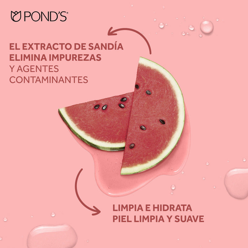Pond's Gel Limpiador Facial Fruity Hydra Fresh Sandía 200 Ml
