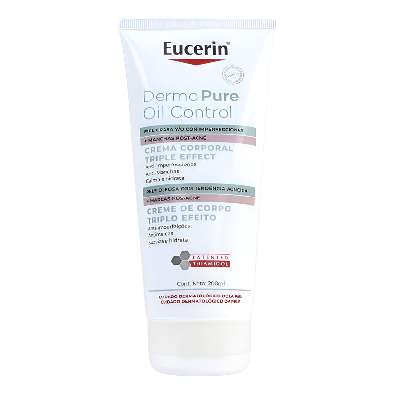Eucerin Dermo Pure Oil Control Crema Corporal 200ml - Sin Olor