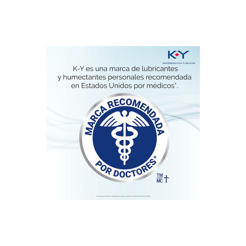 Gel Lubricante Íntimo K-y A Base De Agua Envase 100 Gr