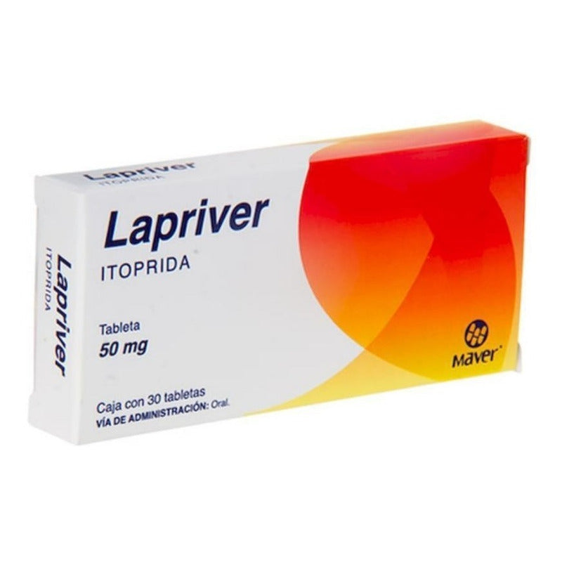 Itoprida Lapriver 50mg 30 Tabletas