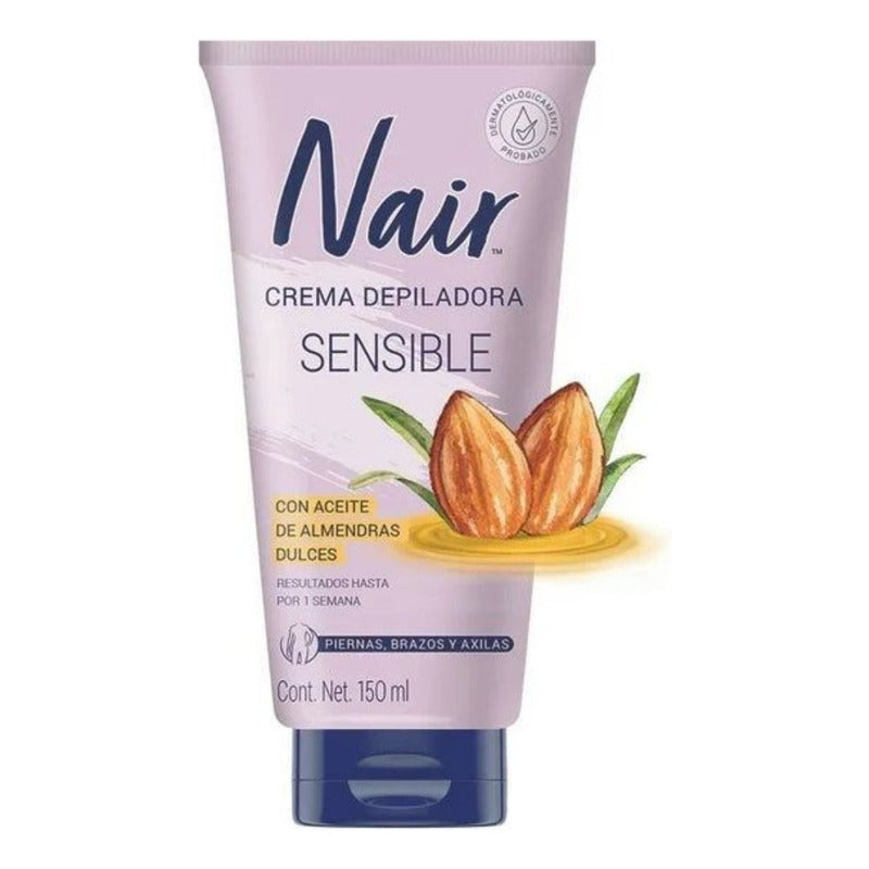 Crema Depiladora Corporal Piel Sensible 150 Ml Nair