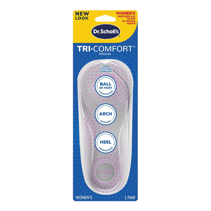 Dr Scholls Pantilla Tri-comfort Dama 1 Par