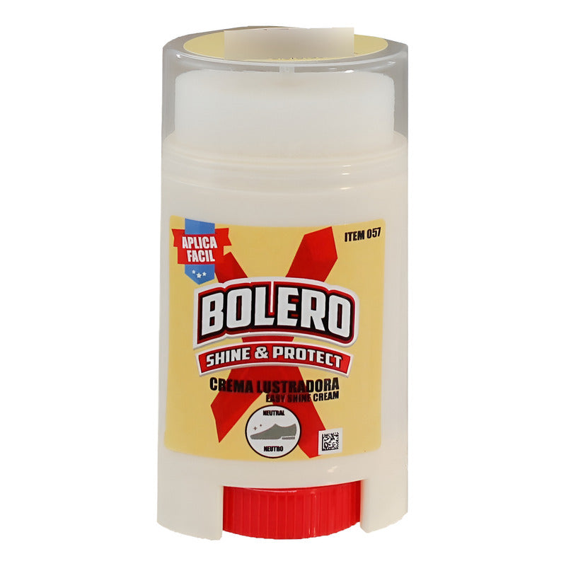 Bolero Crema Lustradora Aplica Fácil Zapato Piel Neutro 50ml
