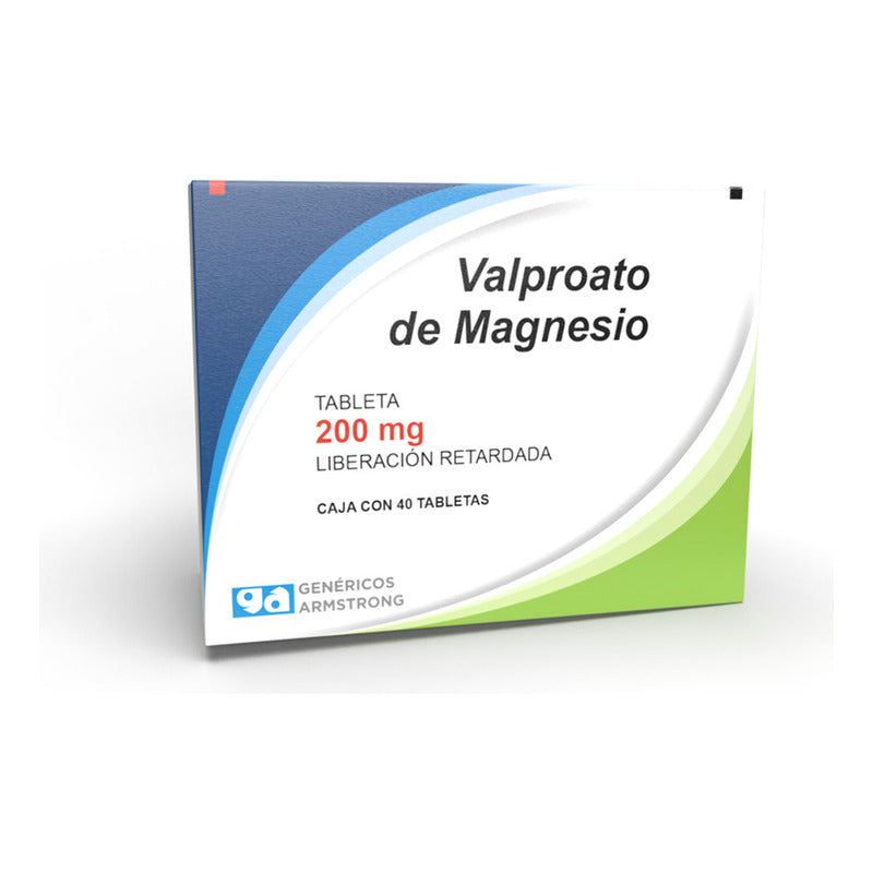 Valproato De Magnesio 200 Mg Caja C/40 Tabletas