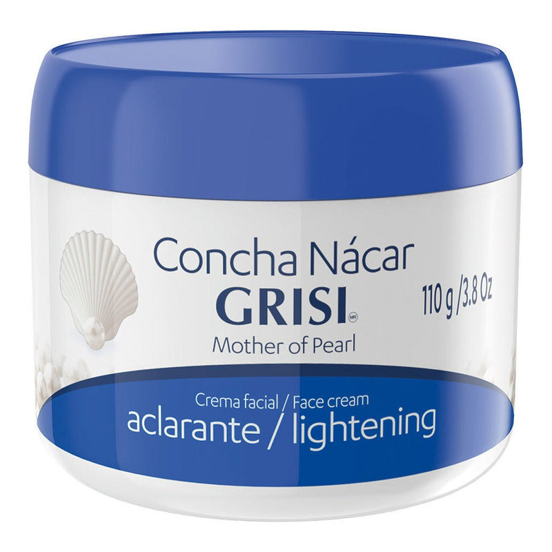 Crema Aclara E Hidrata Concha Nácar Día/noche 110 G Grisi