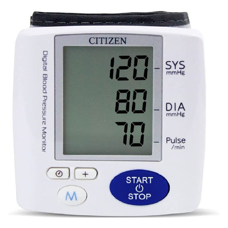 Monitor De Presión Arterial Digital De Muñeca Automático Citizen Ch-617 Blanco
