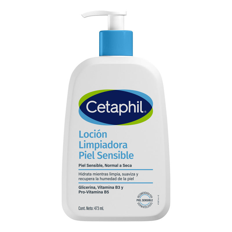 Cetaphil Locion Limpiadora Piel Sensible Normal A Seca 473ml